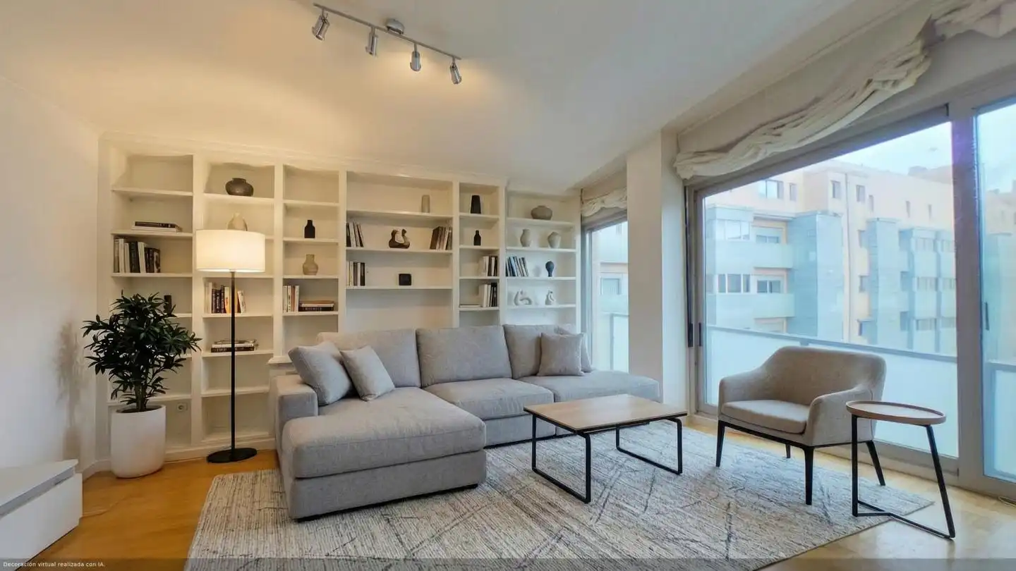 Living room of Flat for sale in Madrid  with Air Conditioner, Heating and Terrace