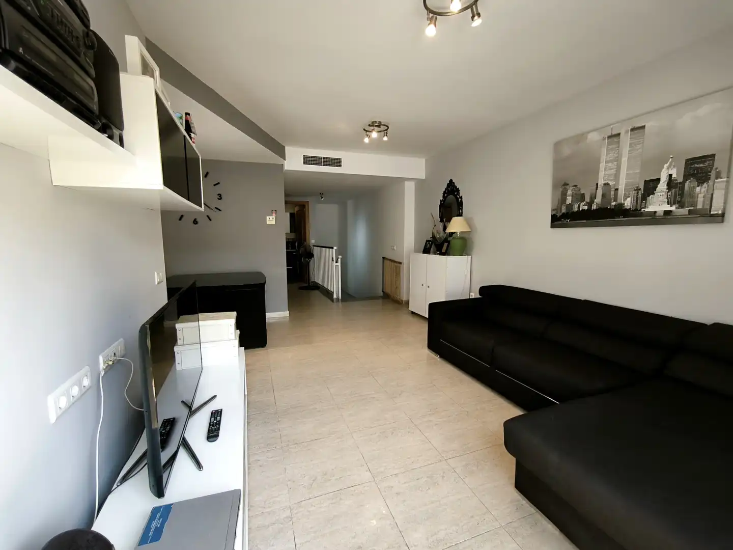 Living room of Duplexes for sale in La Ràpita  with Air Conditioner, Terrace and Furnished