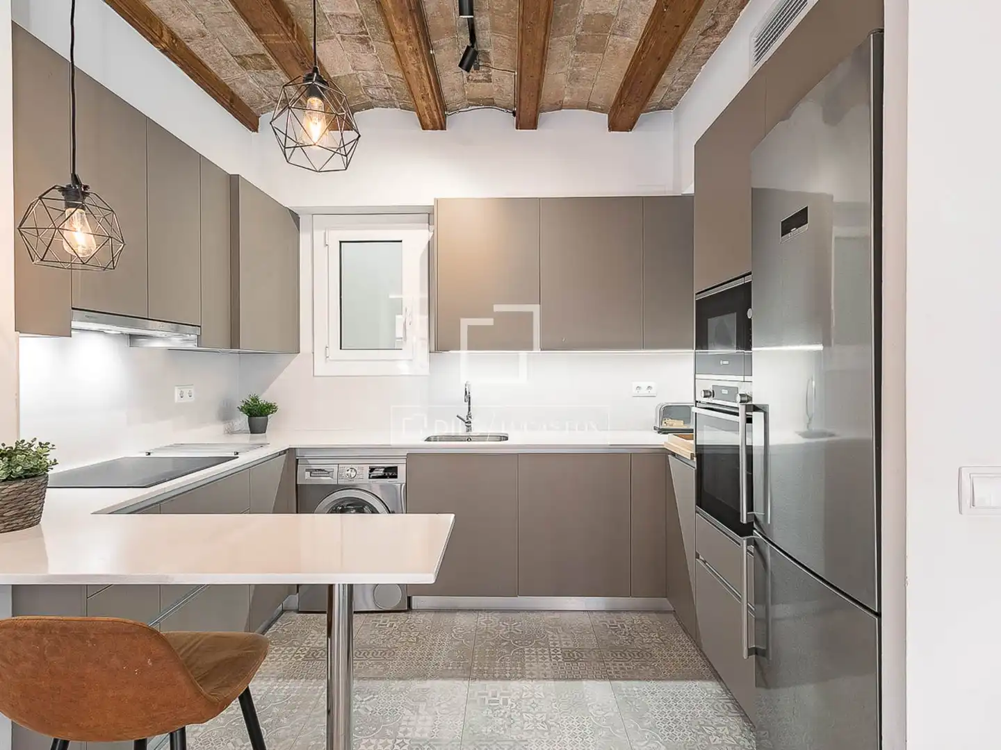 Kitchen of Flat for sale in Barcelona  with Air Conditioner, Heating and Furnished