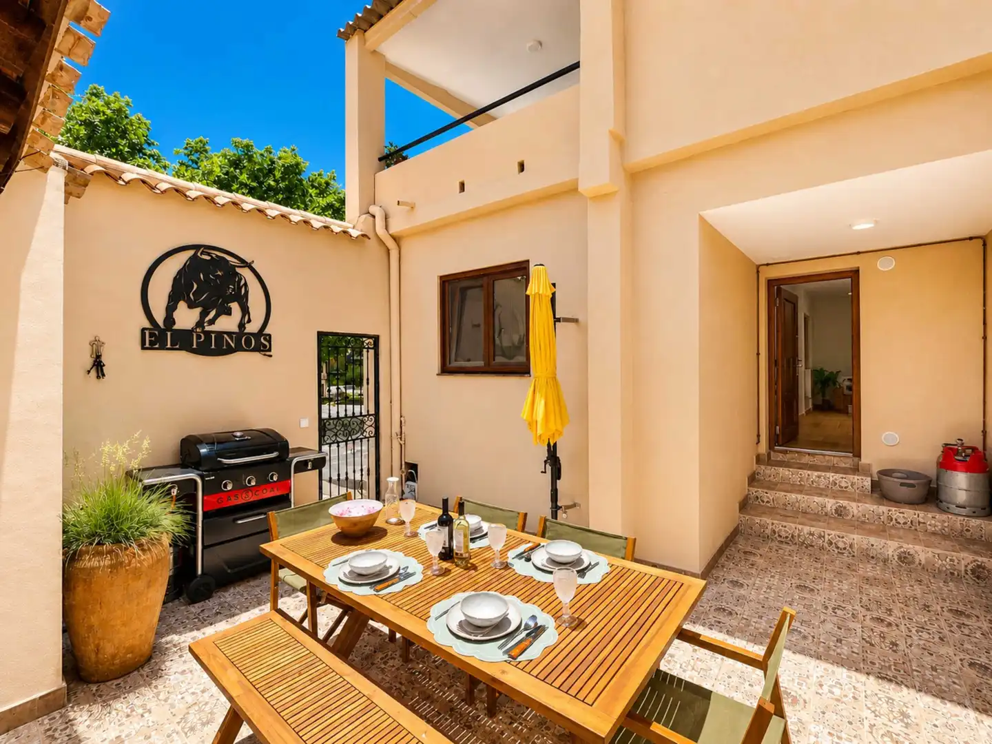 Terrasse von Einfamilien-Reihenhaus zum Verkauf in El Pinós / Pinoso mit Terrasse