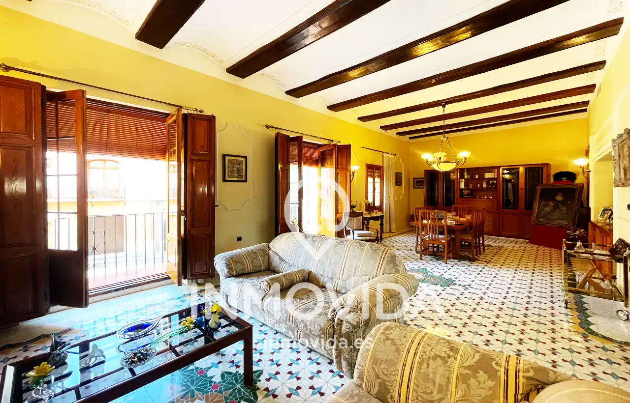 Living room of Houses for sale in Xàtiva  with Air Conditioner, Terrace and Furnished