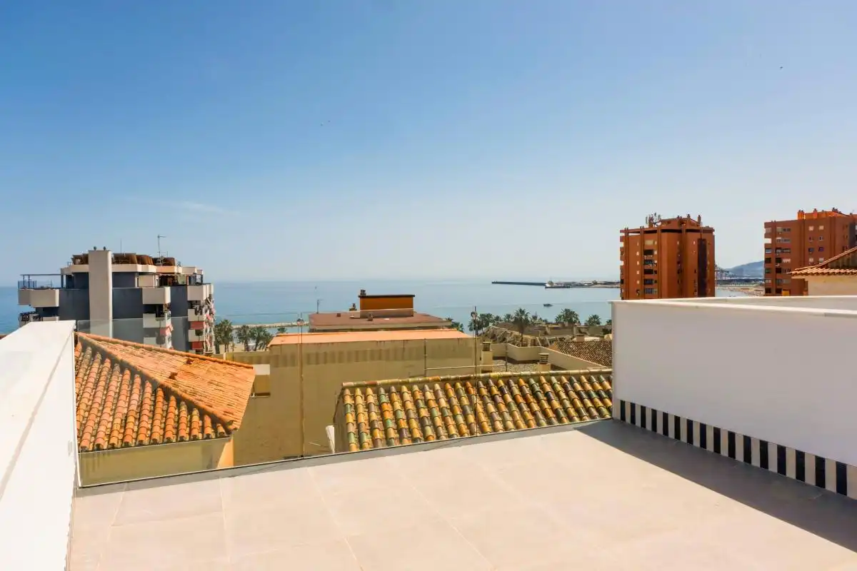 Terrasse von Maisonette zum Verkauf in Málaga mit Klimaanlage und Terrasse
