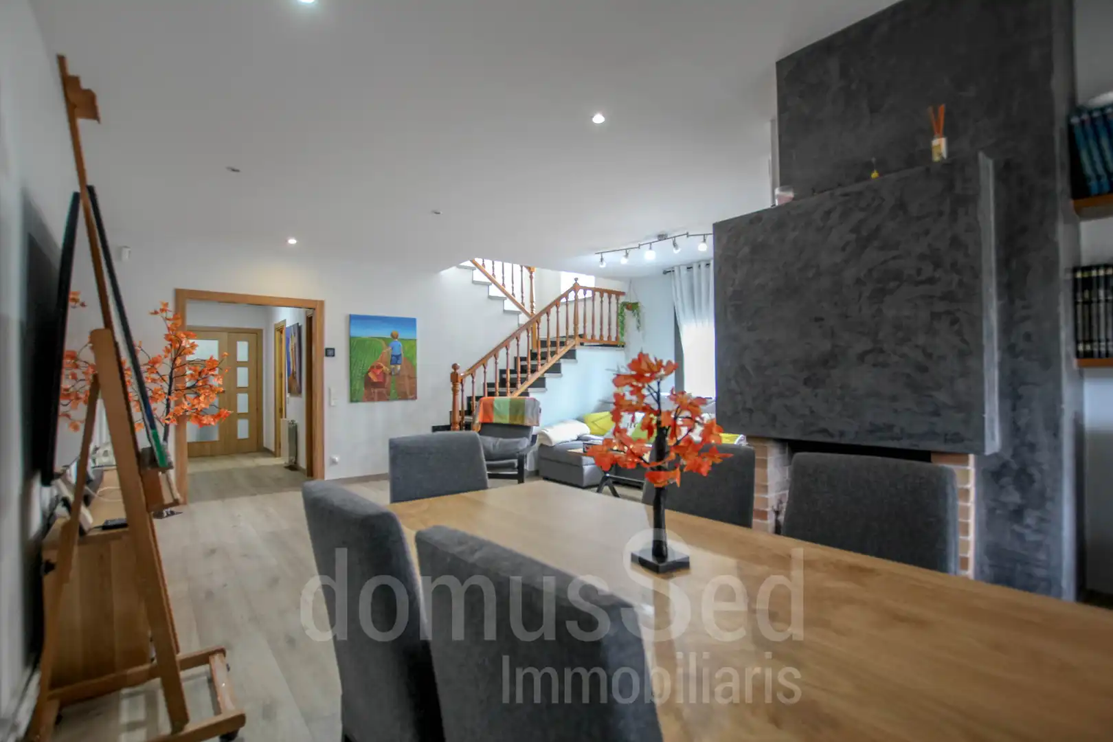 Dining room of Detached homes for sale in El Masnou  with Air Conditioner, Heating and Terrace