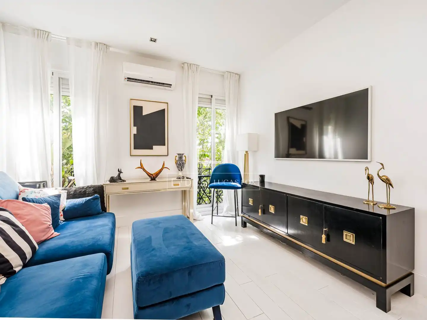 Sala de estar de Piso en venta en Madrid con Aire acondicionado, Calefacción y Balcón