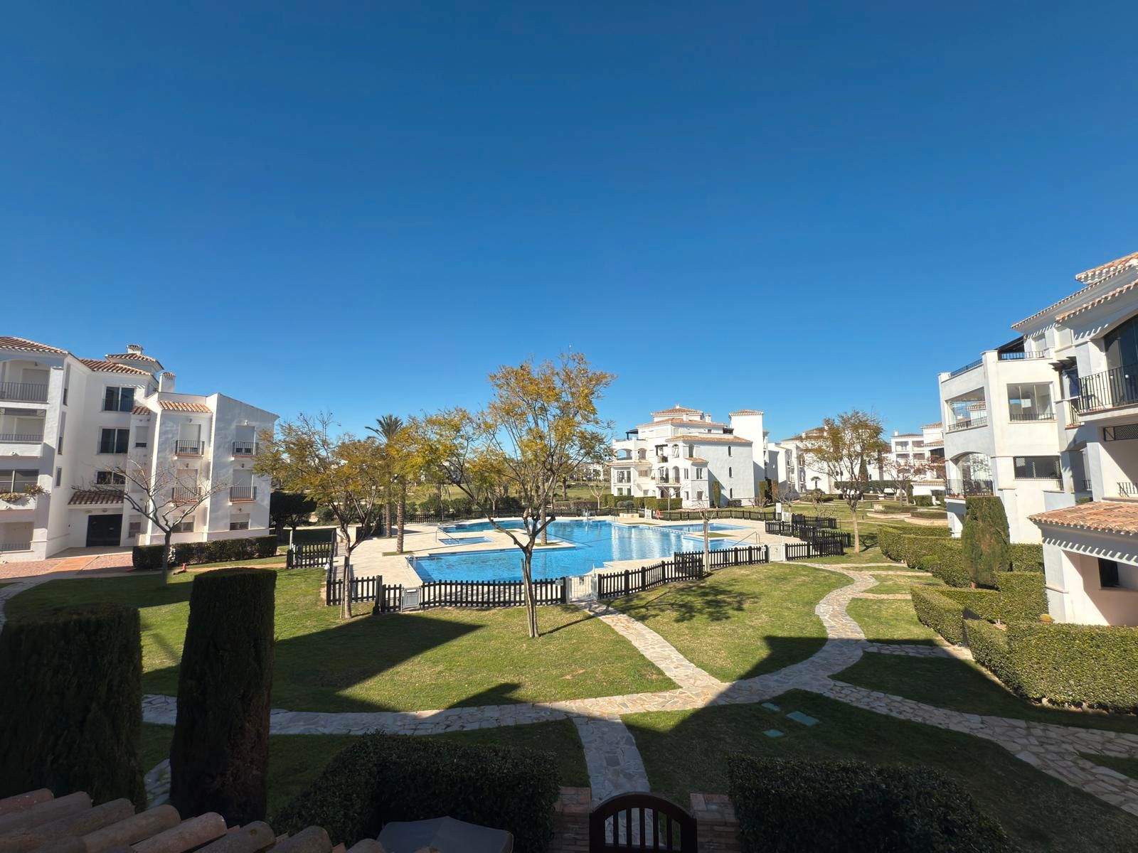 Jardín de Apartamento en venta en Torre-Pacheco con Aire acondicionado, Trastero y Amueblado