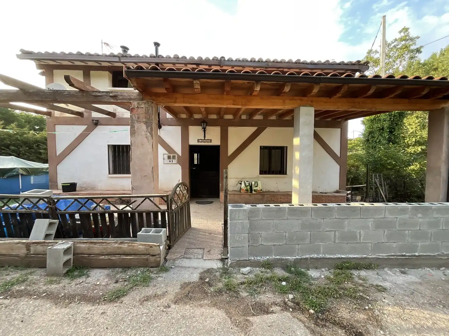 Exterior view of Country homes for sale in Bobadilla  with Parquet flooring, Terrace and Storage room