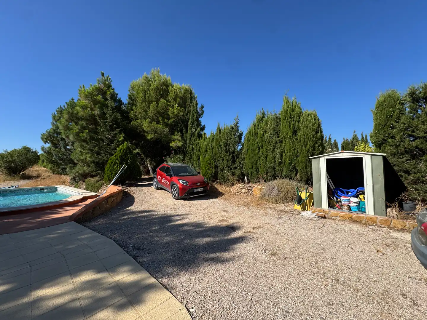 Parking of Houses for sale in Caravaca de la Cruz  with Air Conditioner, Private garden and Terrace