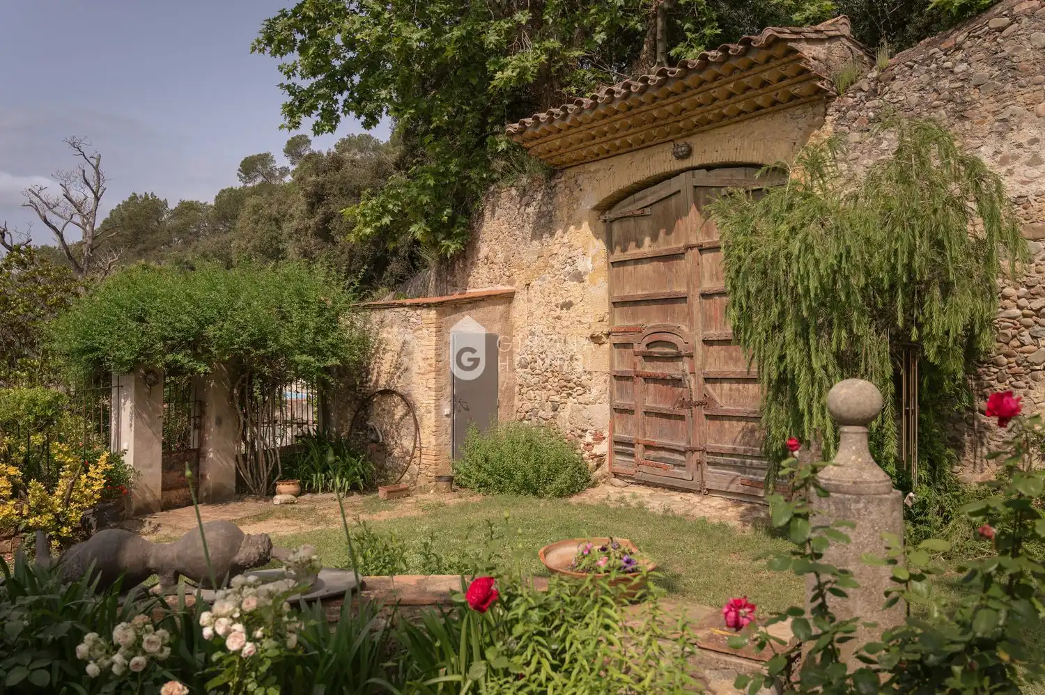 Jardín de Casa o chalet en venta en Cervià de Ter con Piscina