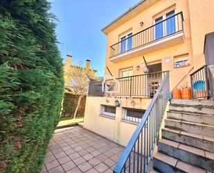 Exterior view of Single-family semi-detached for sale in Les Preses  with Heating, Private garden and Terrace