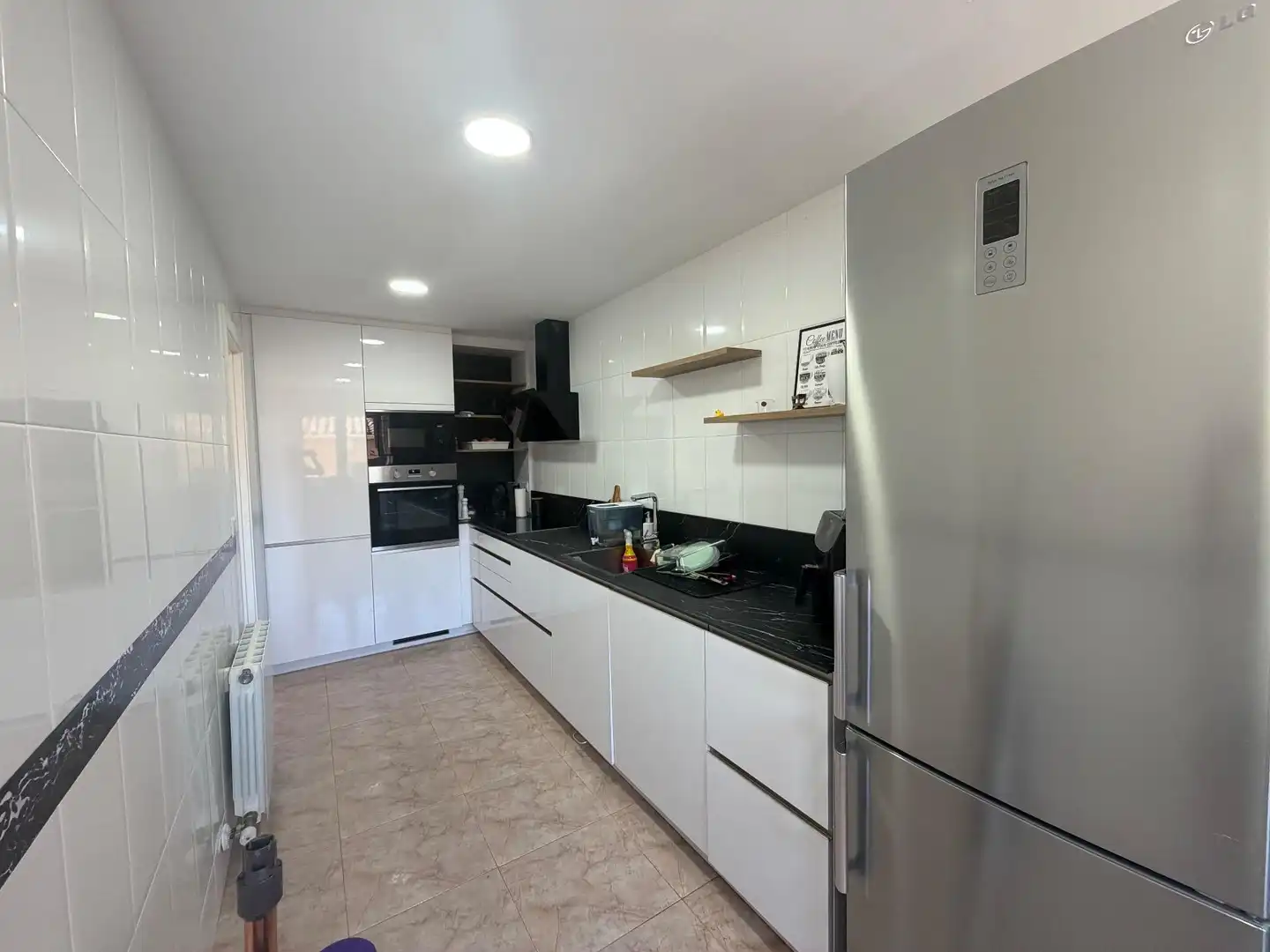 Cocina de Planta baja en venta en Llagostera con Calefacción, Terraza y Trastero
