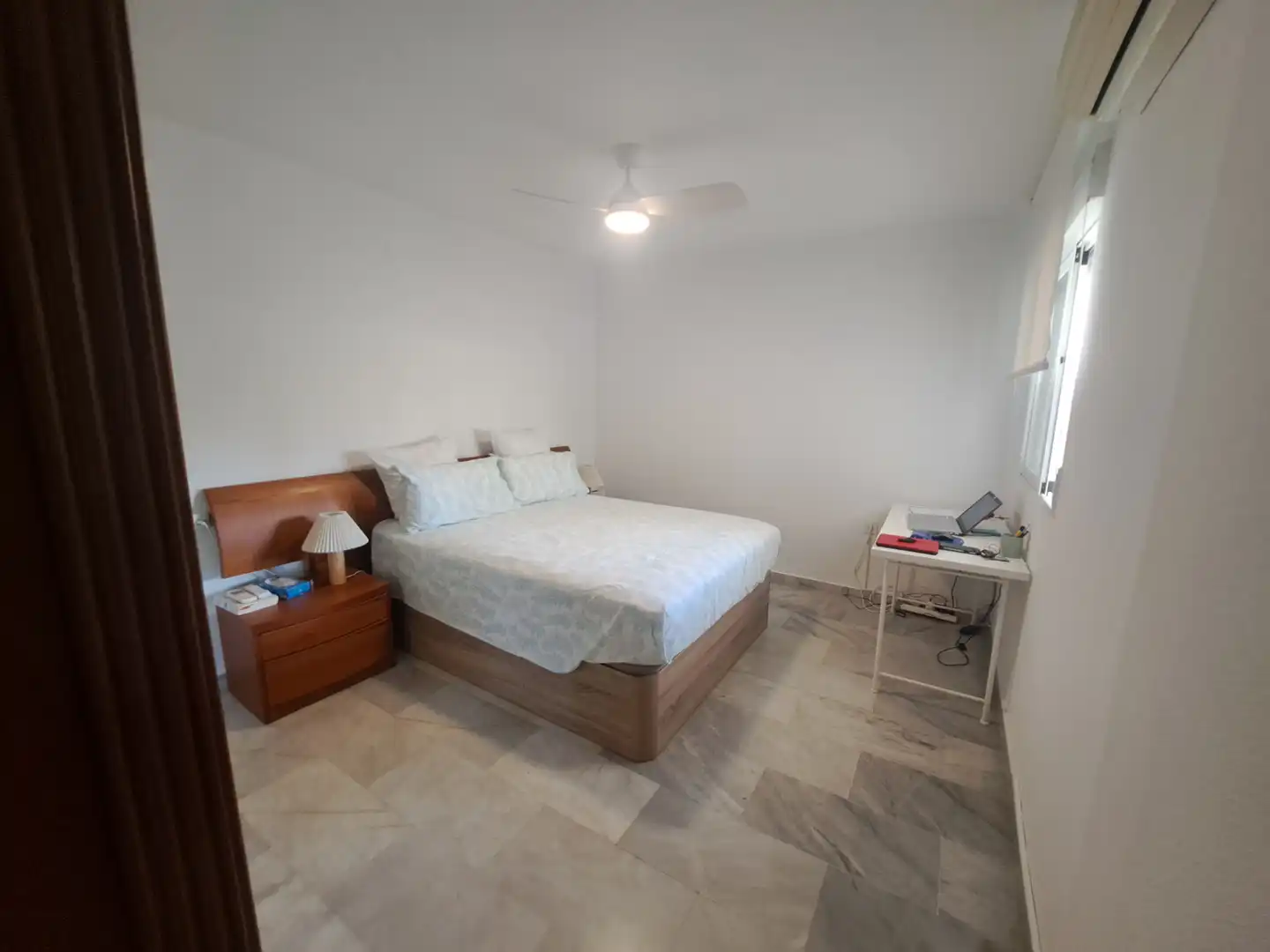 Bedroom of Flat for rent in Marbella  with Air Conditioner, Heating and Terrace