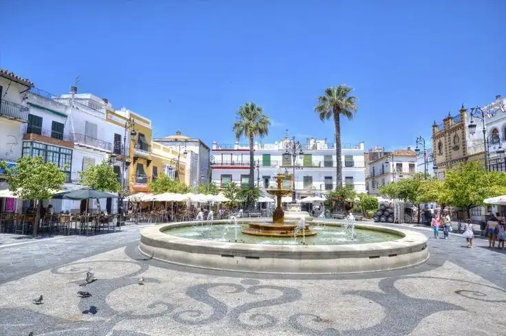 Vista exterior de Pis en venda en Sanlúcar de Barrameda amb Aire condicionat, Calefacció i Jardí privat