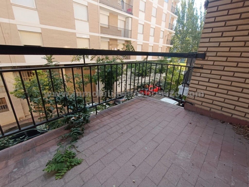 Balcony of Flat for sale in  Logroño  with Heating, Parquet flooring and Terrace