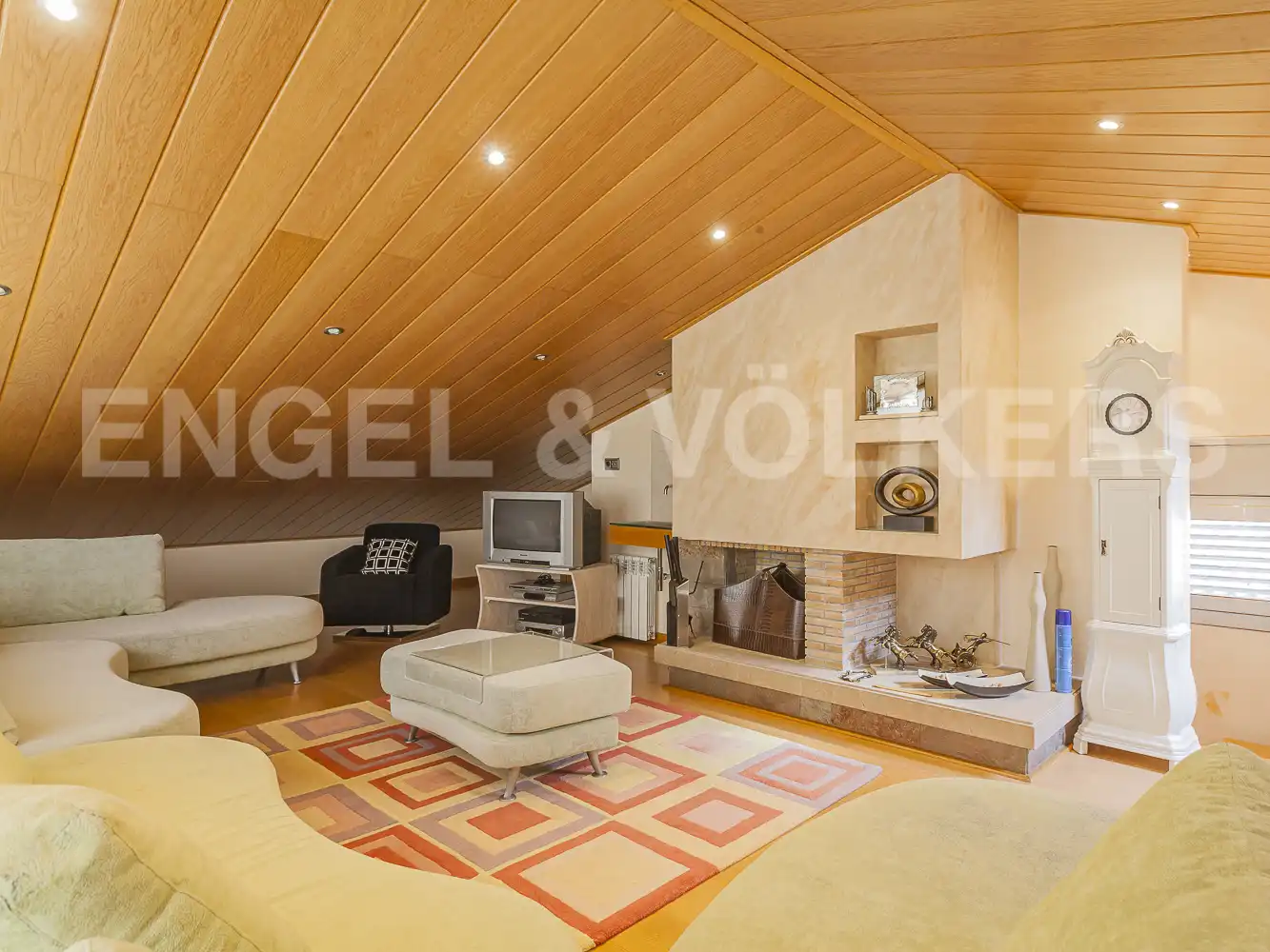 Sala d'estar de Casa o xalet en venda en Viladecavalls amb Aire condicionat, Calefacció i Piscina