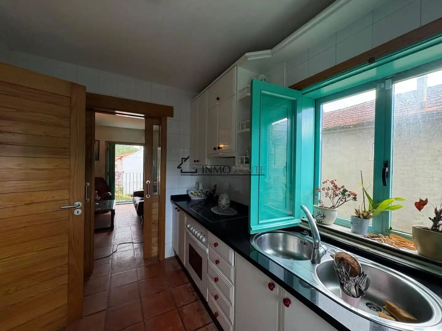 Cocina de Casa o chalet de alquiler en Pontevedra Capital  con Calefacción, Jardín privado y Amueblado