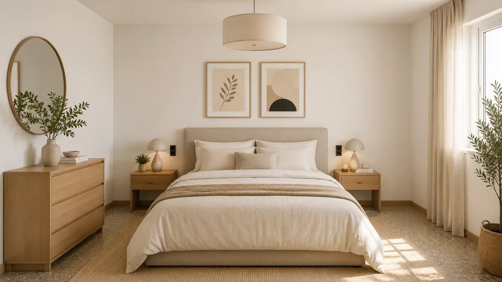 Schlafzimmer von Wohnung zum Verkauf in Terrassa mit Klimaanlage und Heizung
