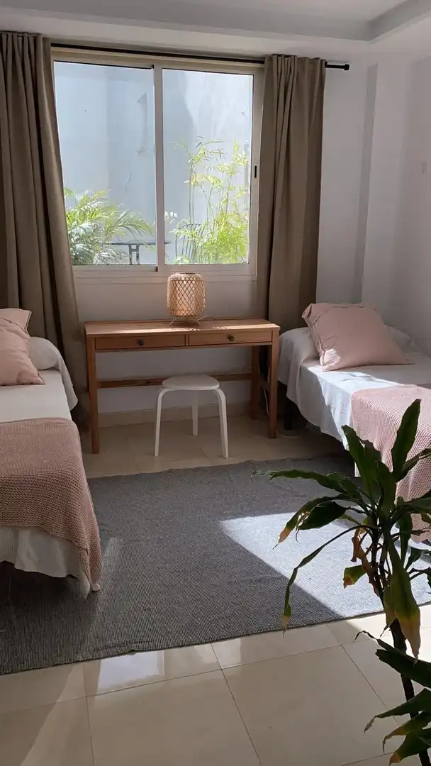 Schlafzimmer von Wohnung zur Miete in El Puerto de Santa María mit Klimaanlage und Möbliert