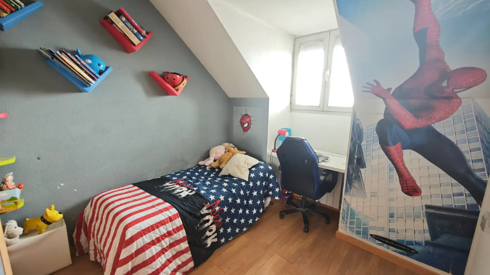 Schlafzimmer von Maisonette zum Verkauf in Leganés mit Klimaanlage, Heizung und Parkett