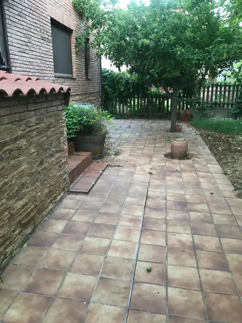 Terraza de Finca rústica de alquiler en Navarrete con Calefacción, Jardín privado y Parquet