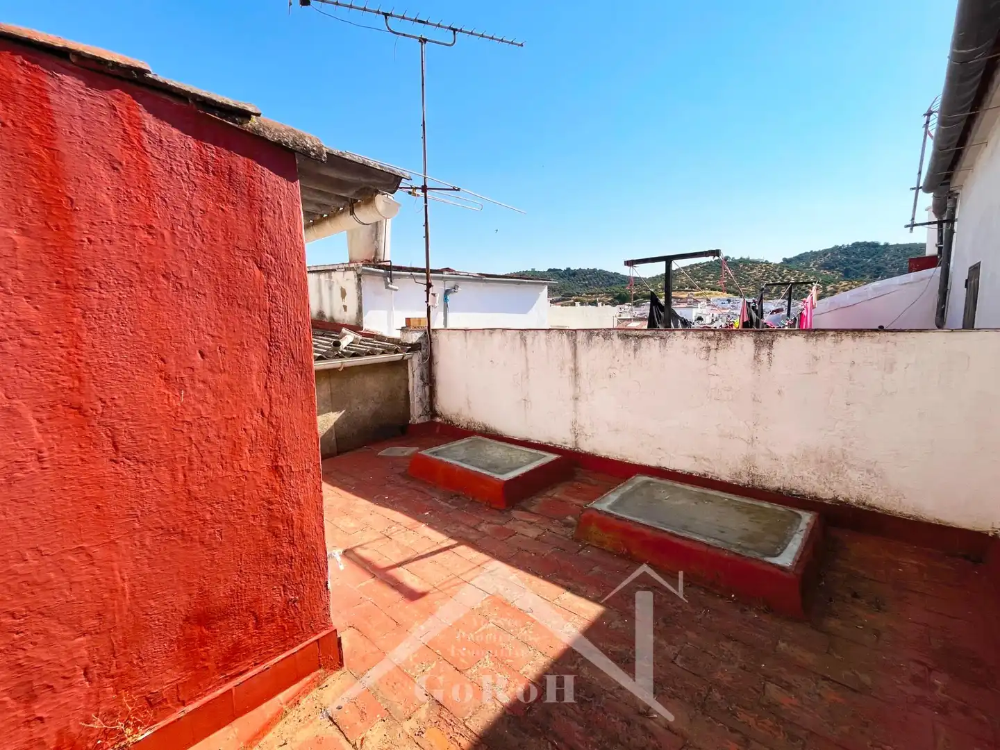 Terrassa de Casa adosada en venda en Constantina amb Terrassa