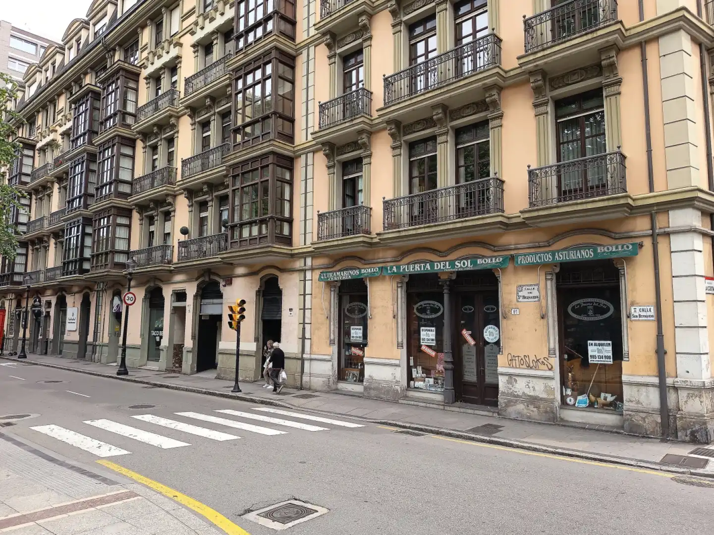 Exterior view of Flat for rent in Gijón   with Heating, Terrace and Balcony