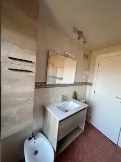 Bathroom of Apartments for rent in Sariegos  with Heating, Parquet flooring and Terrace