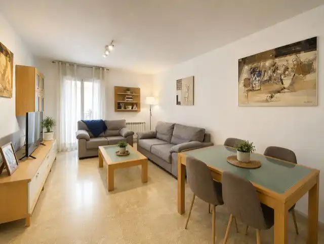 Sala de estar de Piso en venta en Badajoz con Calefacción, Trastero y Amueblado