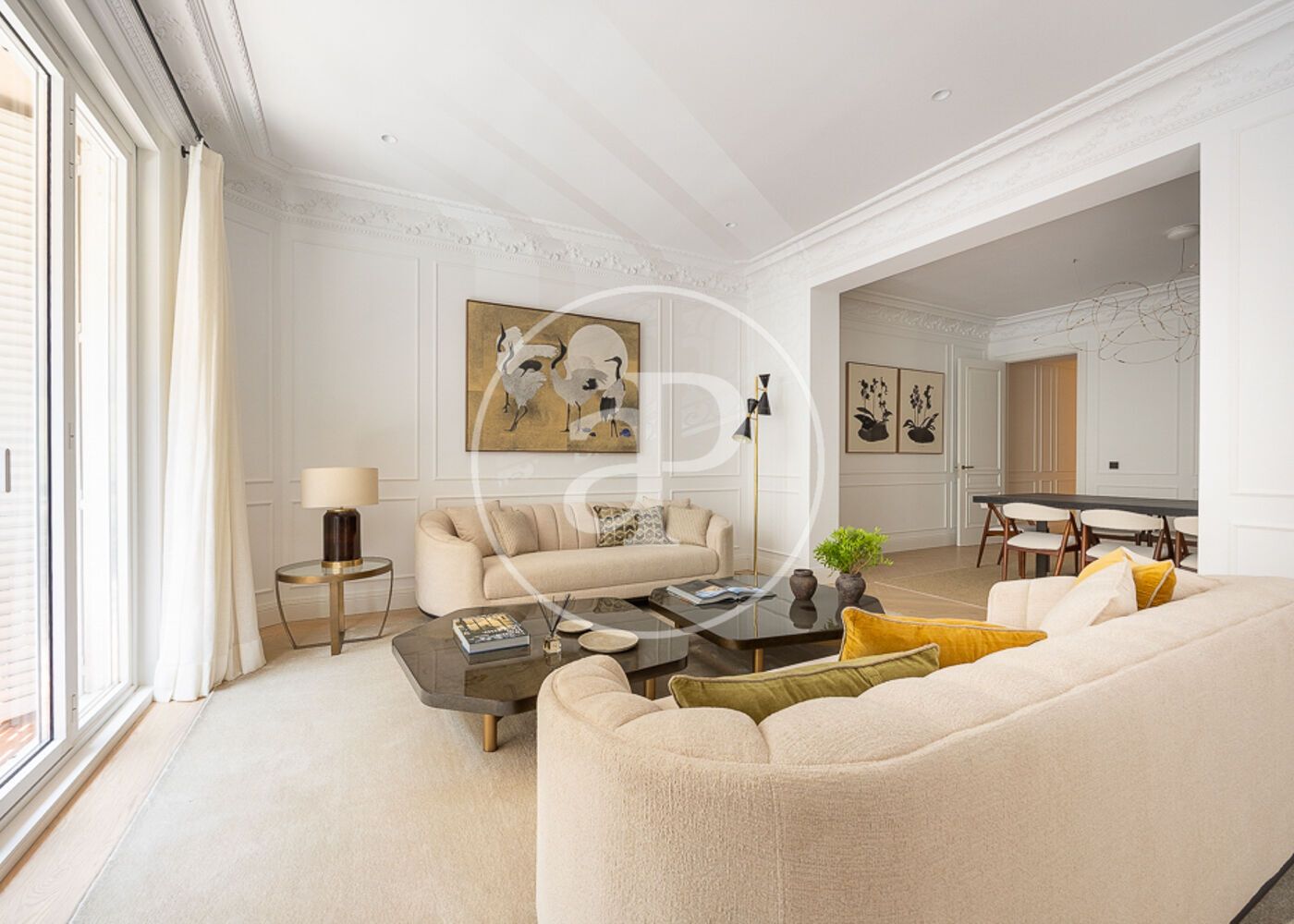 Sala d'estar de Pis en venda en  Madrid Capital amb Aire condicionat, Calefacció i Terrassa