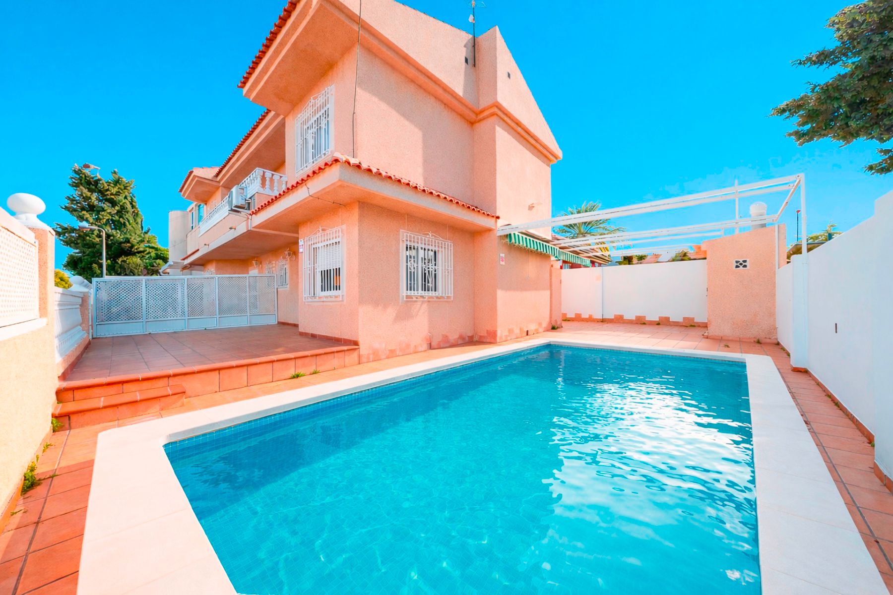 Swimming pool of Single-family semi-detached for sale in Cartagena  with Swimming Pool
