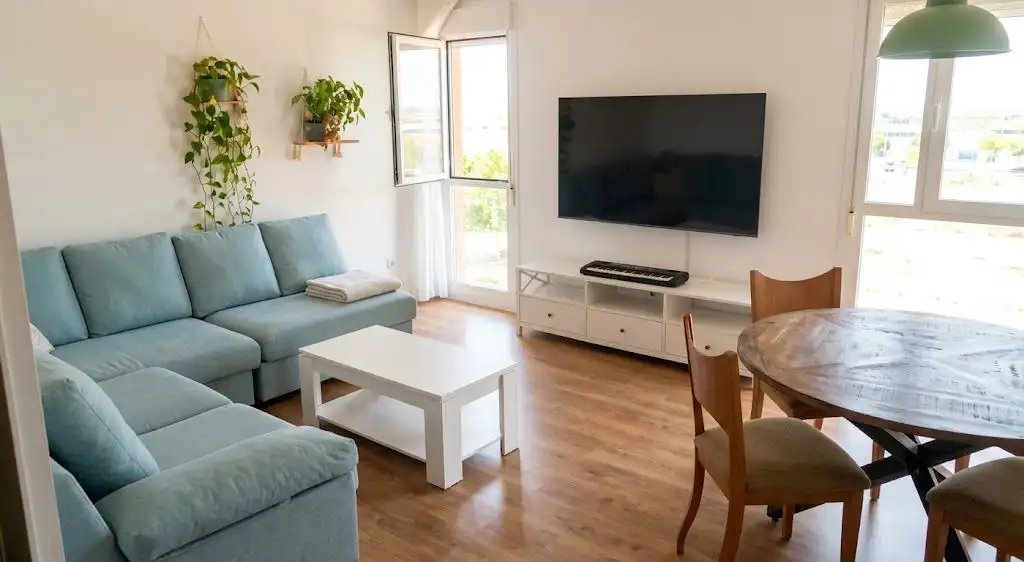 Sala de estar de Piso en venta en Badajoz con Aire acondicionado y Calefacción