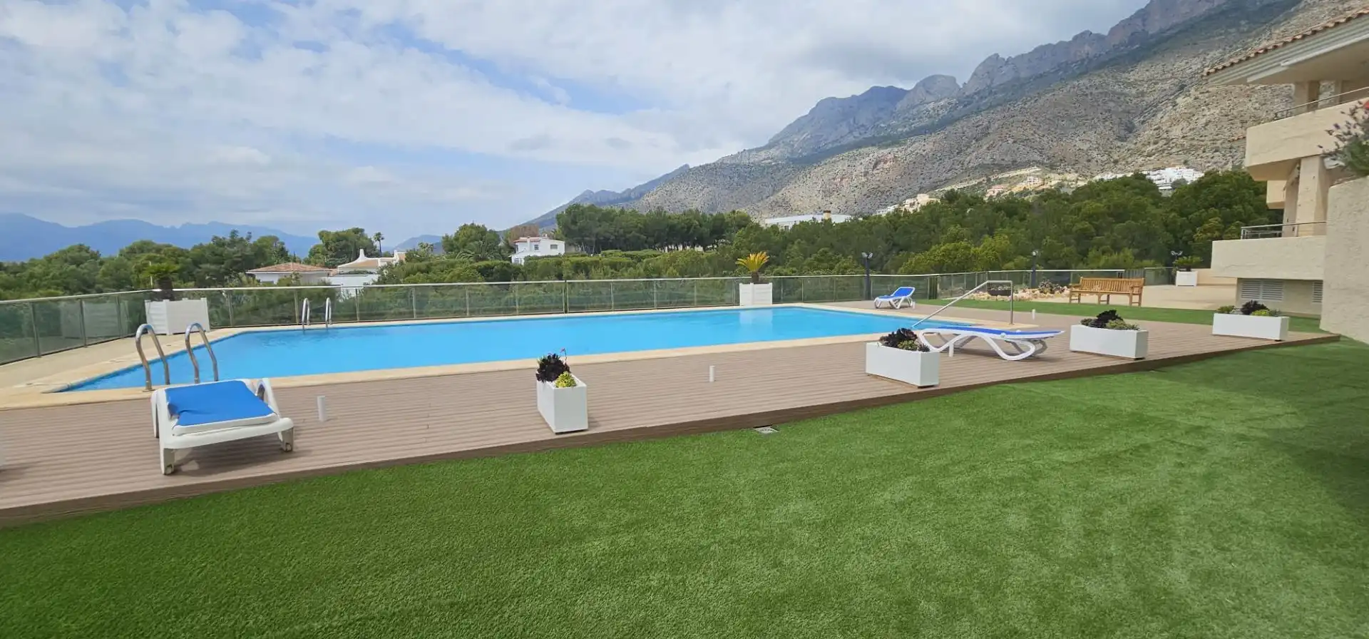 Piscina de Apartamento en venta en Altea con Aire acondicionado, Calefacción y Terraza
