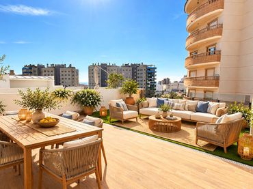 Attique avec piscine à vendre à Campello Playa