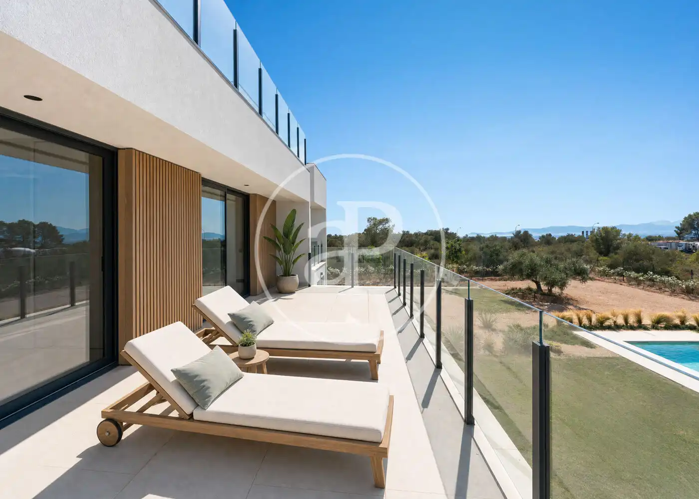 Terraza de Casa o chalet en venta en  Palma de Mallorca con Aire acondicionado, Calefacción y Jardín privado