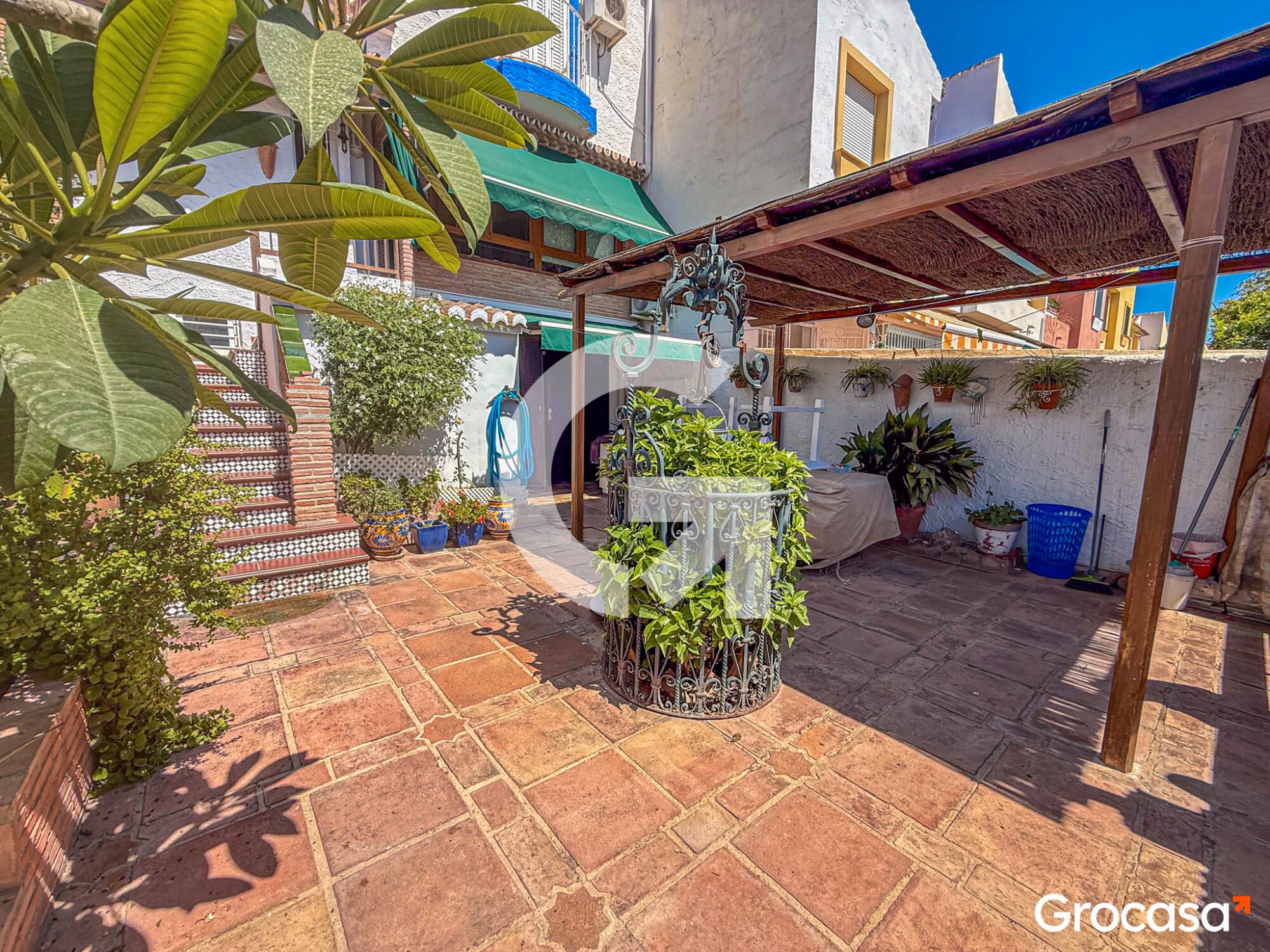 Garden of Single-family semi-detached for sale in Vélez-Málaga  with Air Conditioner, Terrace and Storage room