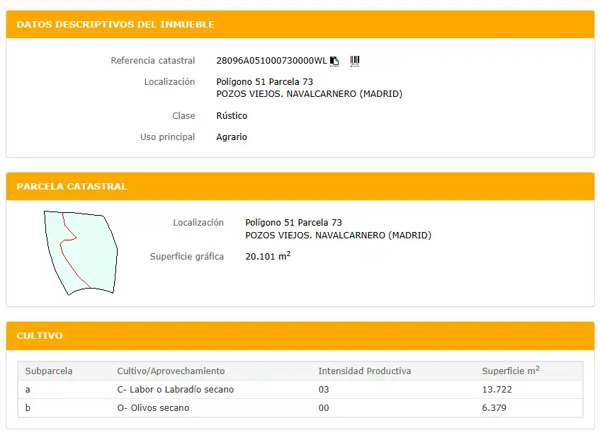 Terreny residencial en venda a Polígono 51 Parcela 73, imagen 24