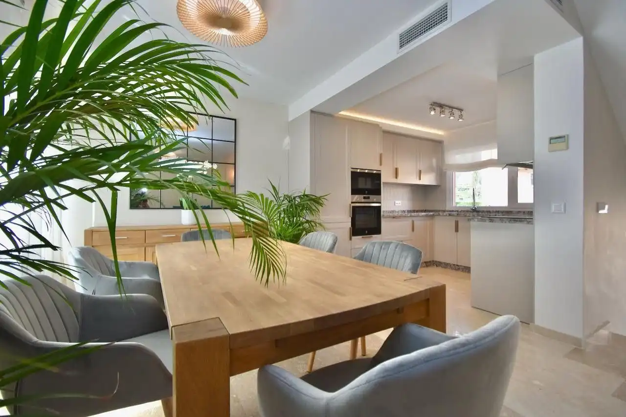 Dining room of Detached homes for sale in Marbella  with Terrace, Storage room and Furnished