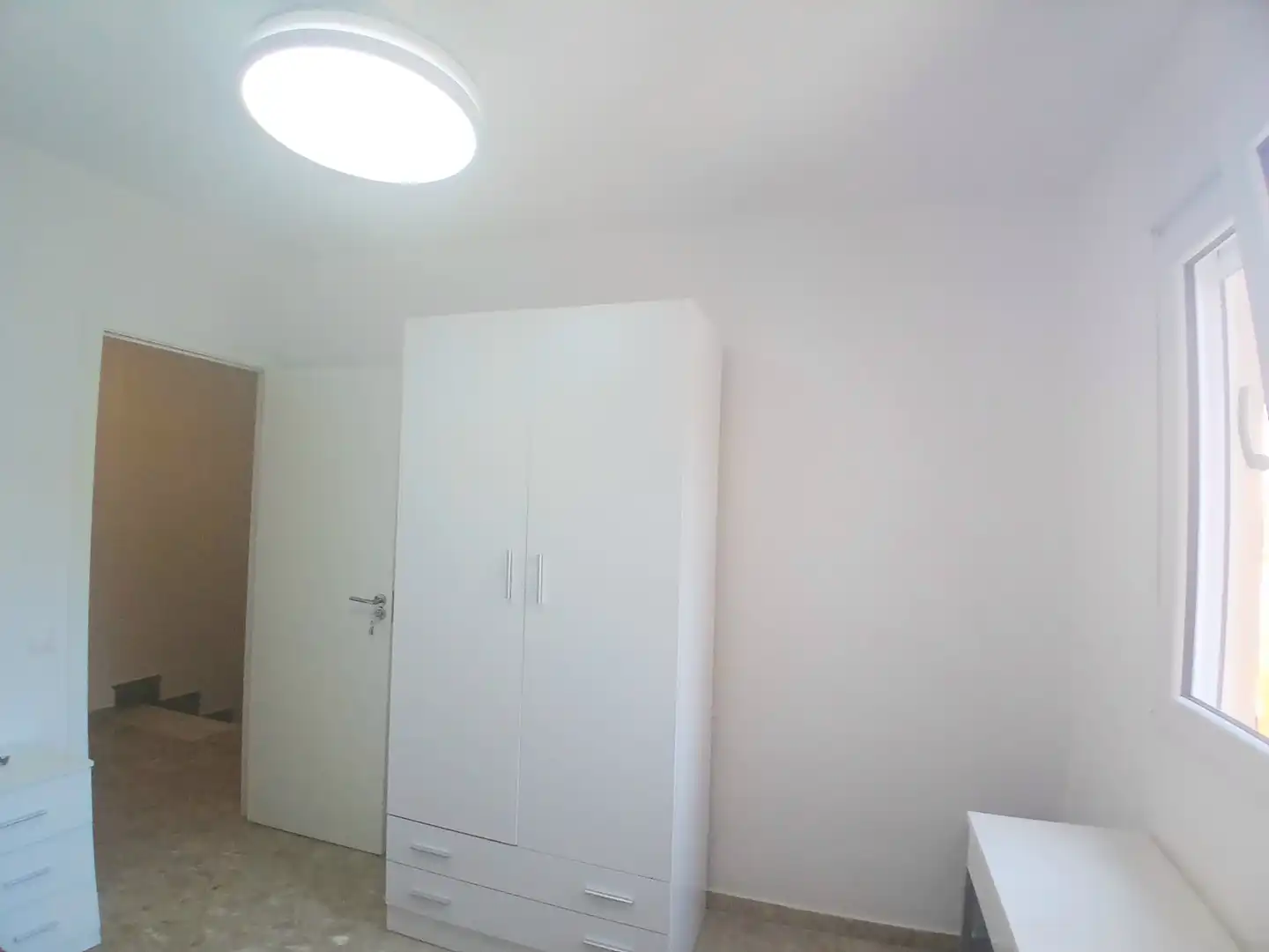 Schlafzimmer von Wohnung zur untervermieten in Almería mit Klimaanlage, Möbliert und Ofen