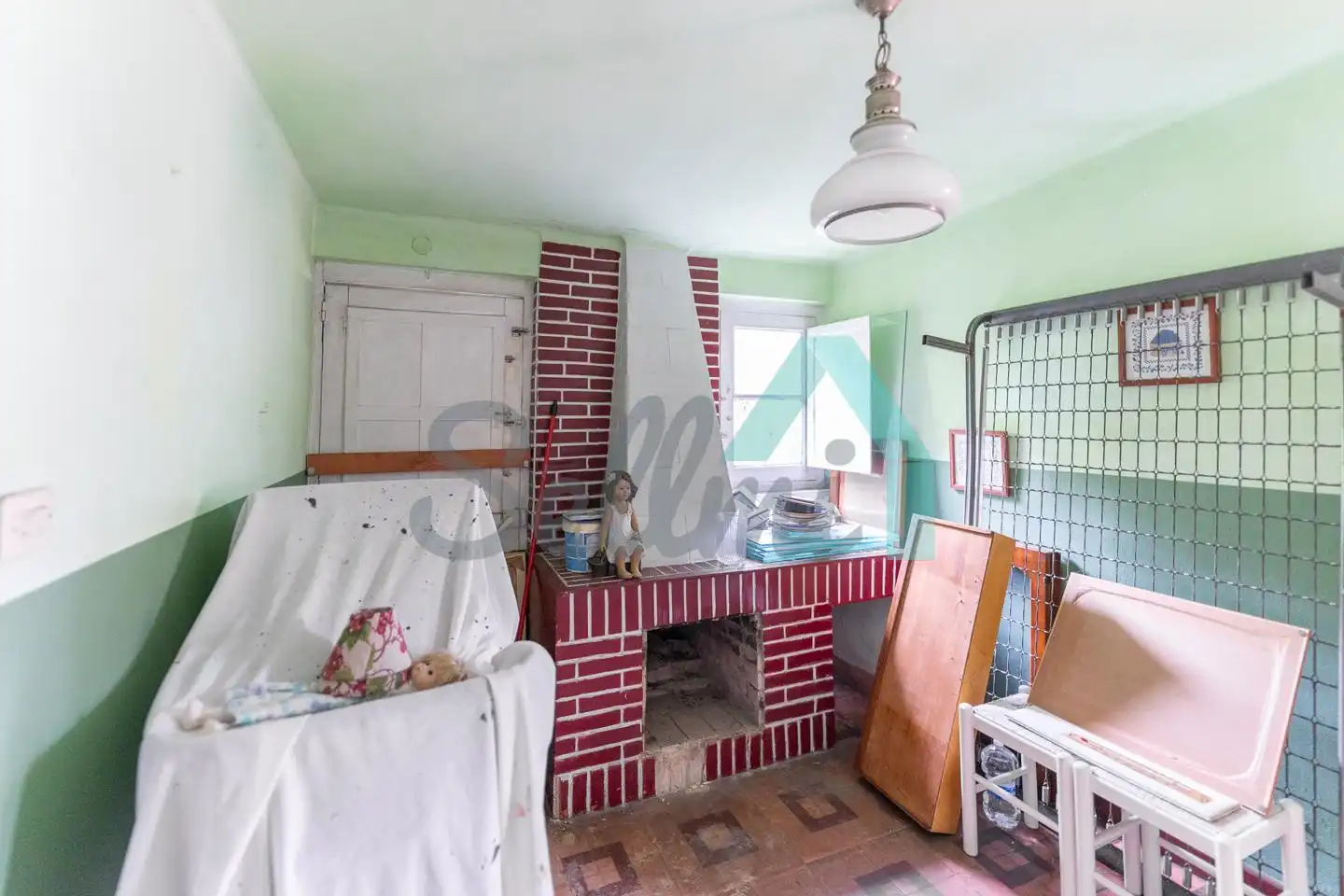 Cuina de Casa adosada en venda en Langreo amb Calefacció, Jardí privat i Parquet