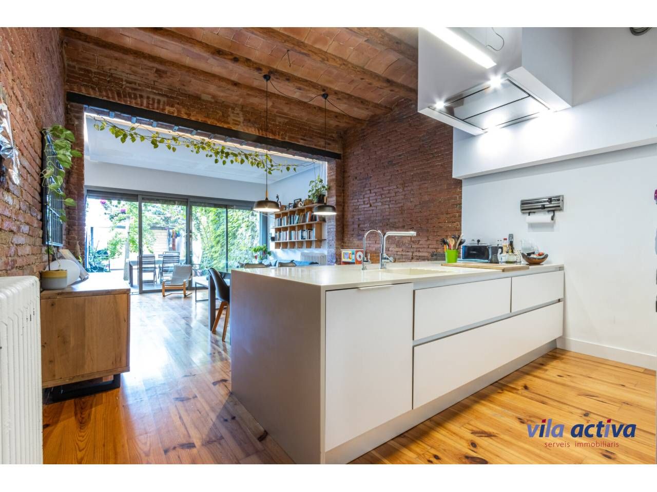 Kitchen of House or chalet for sale in Terrassa  with Air Conditioner, Heating and Private garden