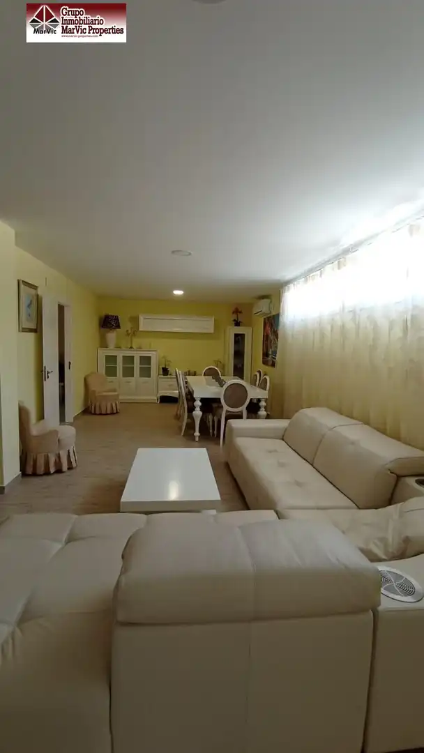 Sala de estar de Casa o chalet en venta en Altea con Aire acondicionado, Jardín privado y Terraza