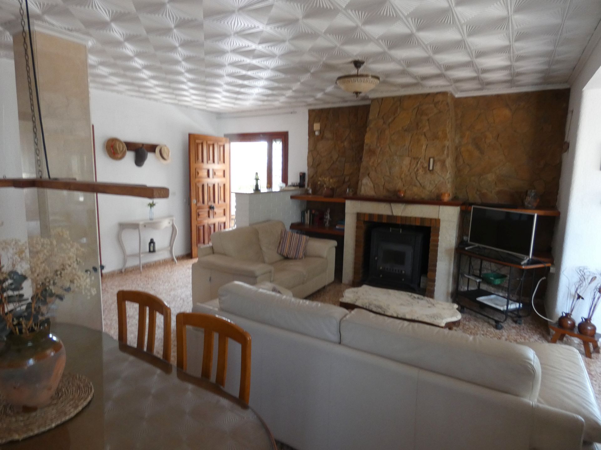 Living room of House or chalet for sale in Godelleta  with Air Conditioner, Private garden and Terrace