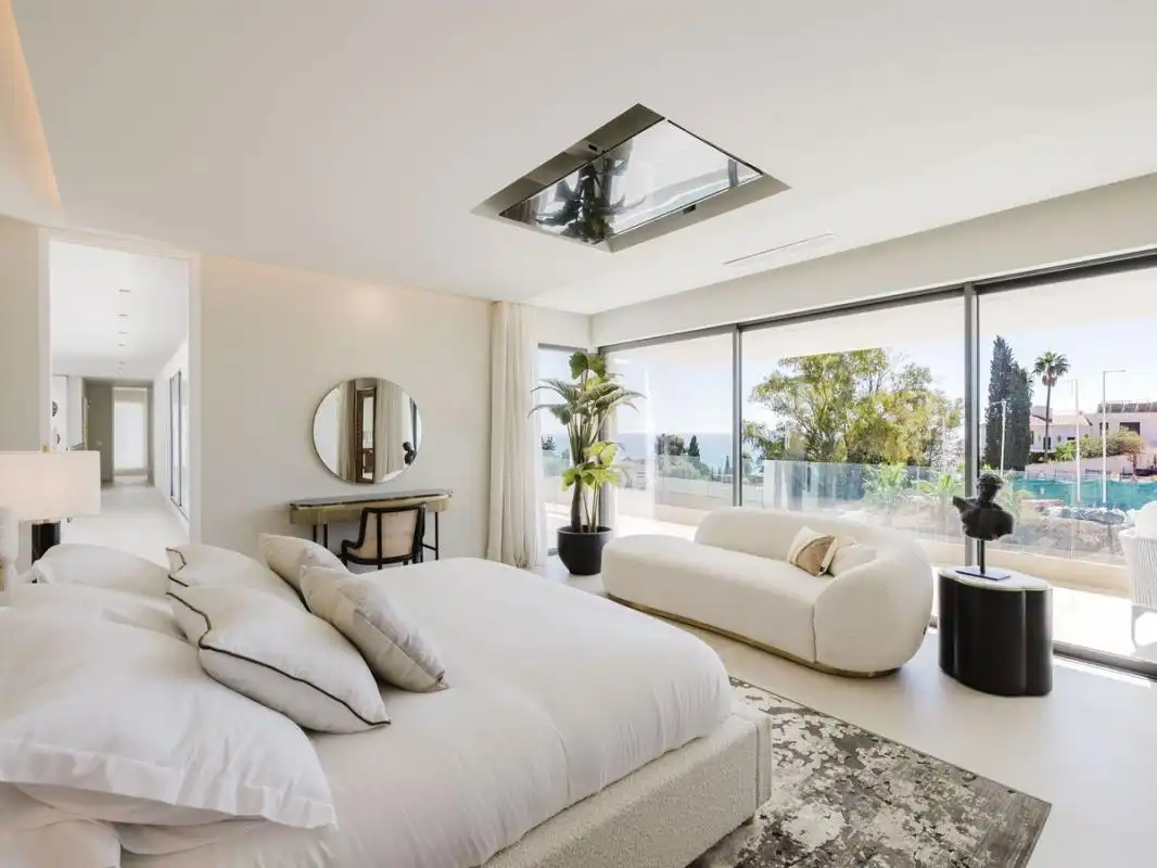 Bedroom of Houses for sale in Benalmádena  with Air Conditioner, Heating and Private garden