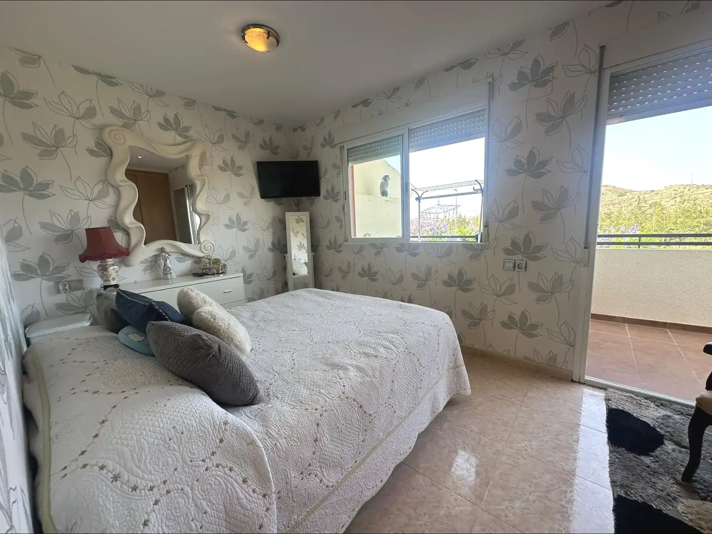 Schlafzimmer von Haus oder Chalet zum Verkauf in Monforte del Cid mit Klimaanlage, Privatgarten und Terrasse