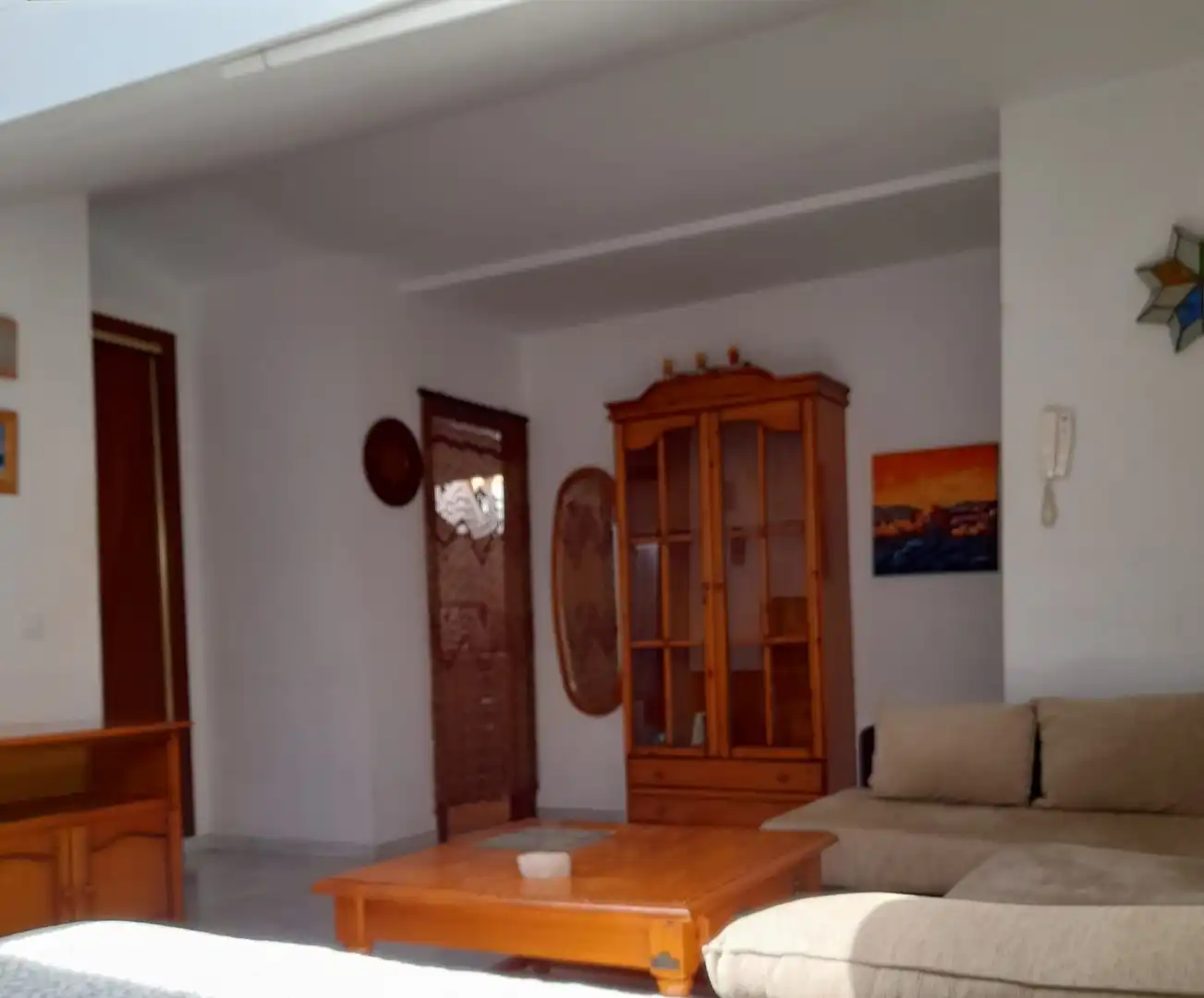 Sala d'estar de Apartament en venda en Málaga amb Moblat, Rentadora i Microones