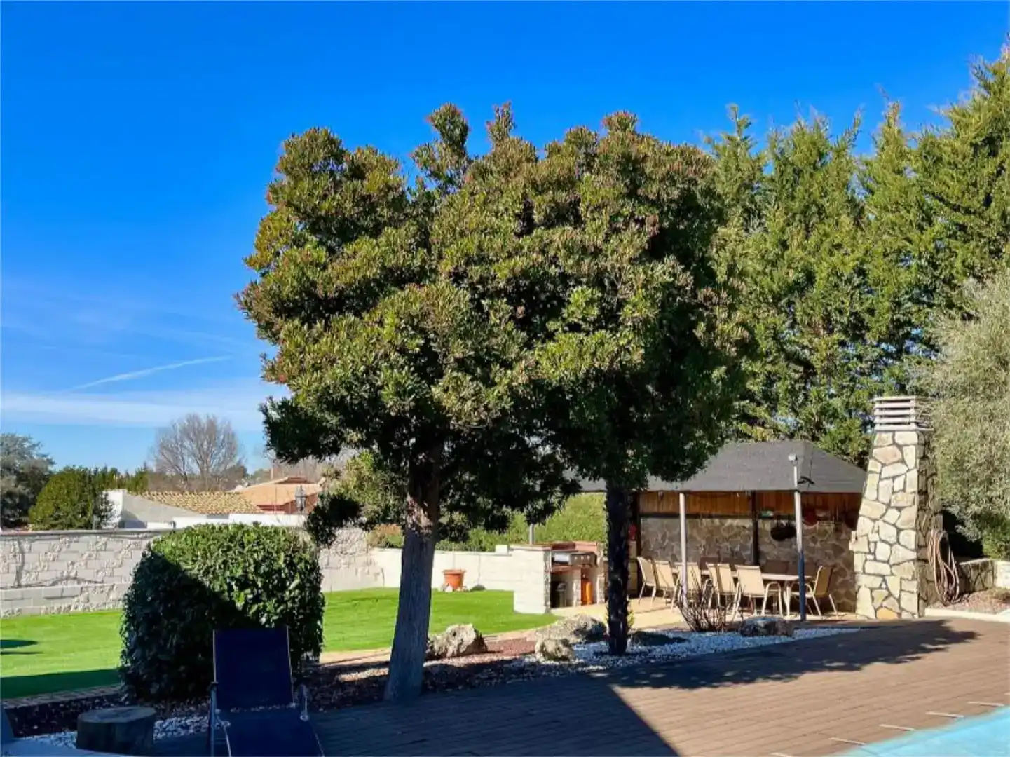 Vista exterior de Piso en venta en Villar del Olmo con Aire acondicionado, Jardín privado y Parquet