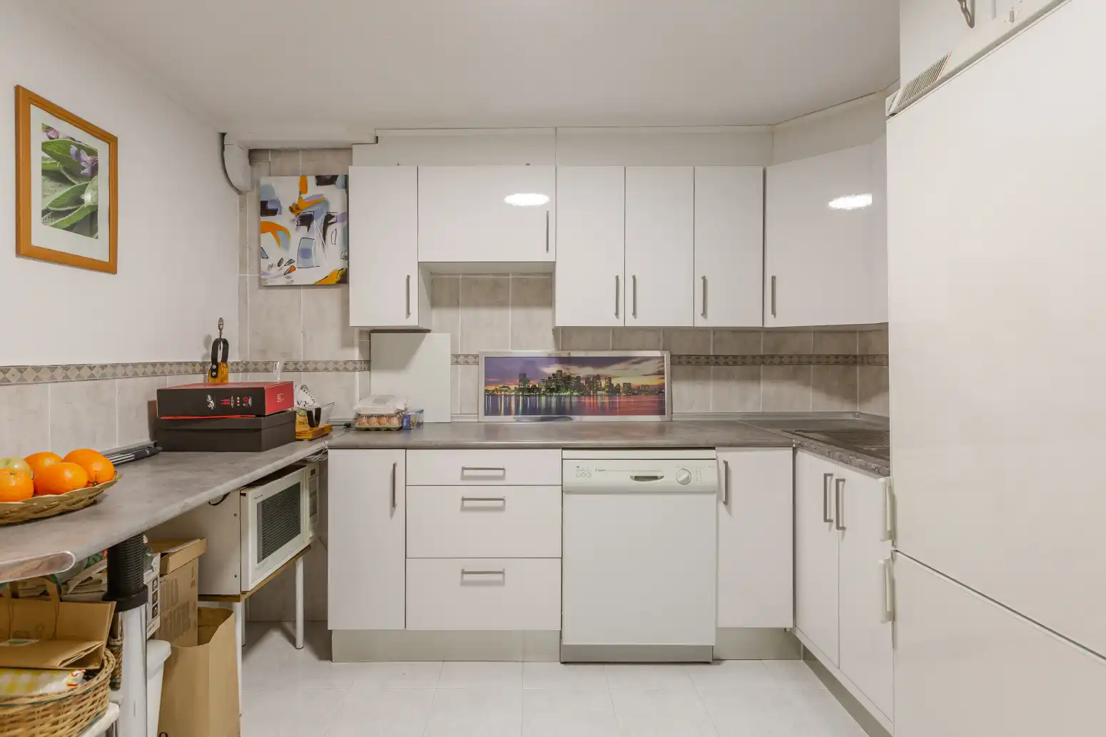 Cocina de Casa adosada en venta en Barañáin / Barañain con Calefacción, Jardín privado y Parquet