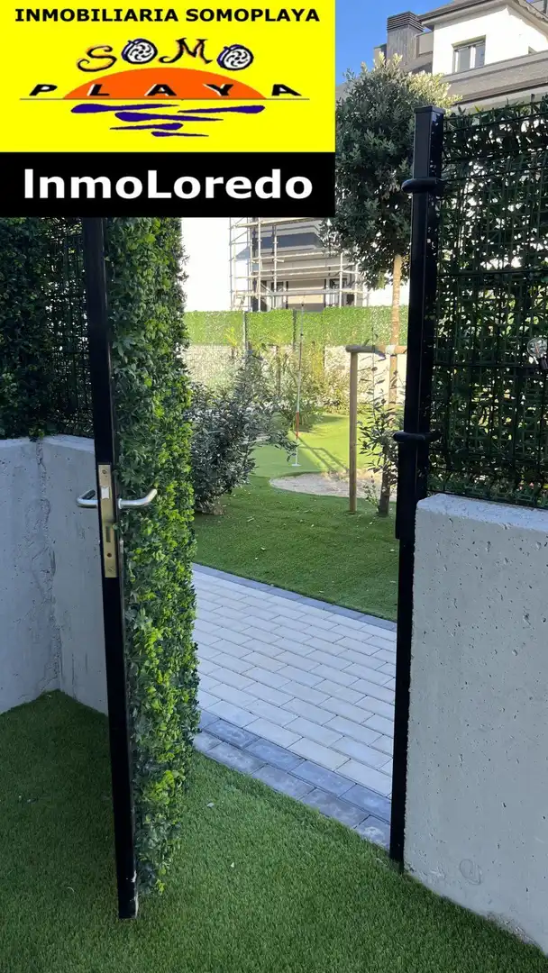 Garten von Wohnung zum Verkauf in Ribamontán al Mar mit Heizung, Privatgarten und Abstellraum