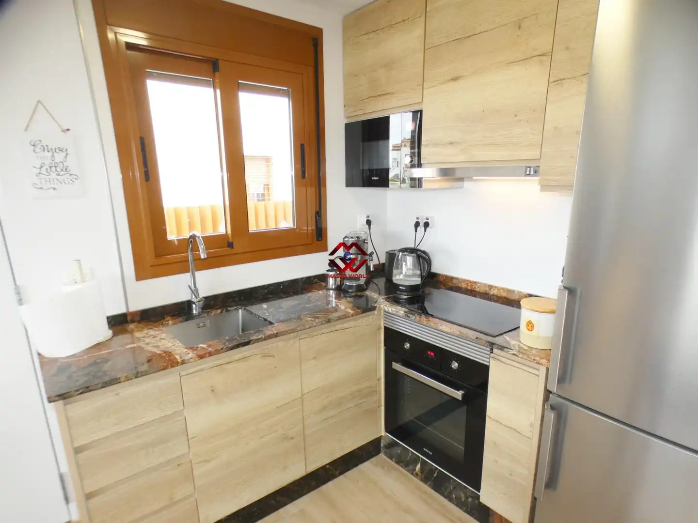 Cocina de Casa o chalet en venta en Mazarrón con Aire acondicionado, Calefacción y Terraza