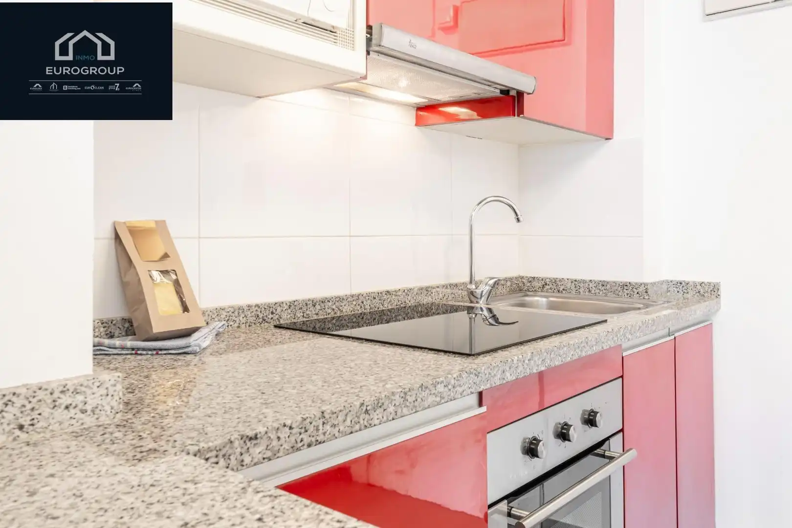 Kitchen of Apartments for rent in Benidorm  with Air Conditioner, Heating and Private garden