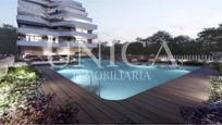 Swimming pool of Attic for sale in  Madrid Capital  with Air Conditioner, Heating and Terrace